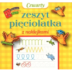 ZESZYT PIĘCIOLATKA Z NAKLEJKAMI 4 - Olesiejuk