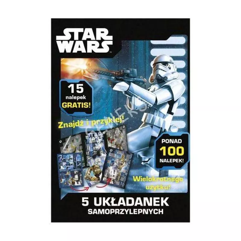 UKŁADANKA SAMOPRZYLEPNA STAR WARS - Derform