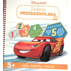 DISNEY UCZY AUTA 3 ZADANIA PRZEDSZKOLAKA 5+ - Ameet