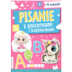 PISANIE Z UNICORNAMI I KSIĘŻNICZKAMI. KSIĄŻECZKA Z NAKLEJKAMI - Books and Fun