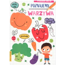 POZNAJEMY WARZYWA. KSIĄŻECZKA Z NAKLEJKAMI - Books and Fun