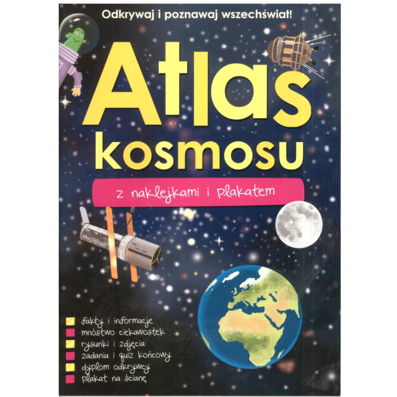 ATLAS KOSMOSU Z NAKLEJKAMI I PLAKATEM - Wilga