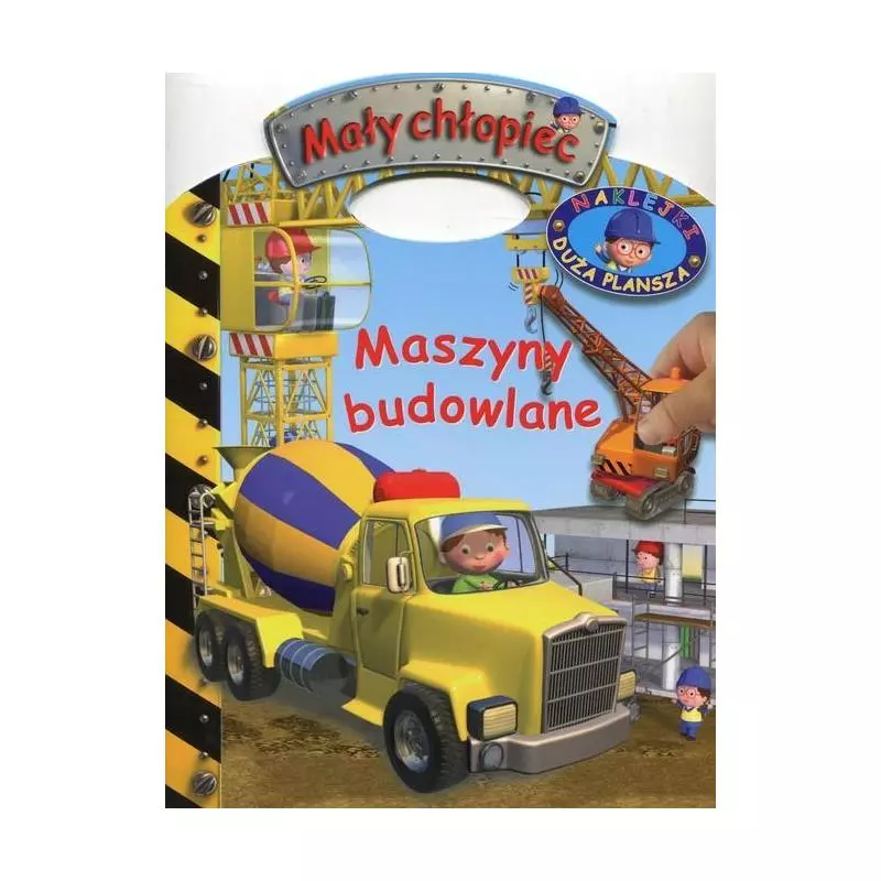 MASZYNY BUDOWLANE DUŻA PLANSZA +NAKLEJKI - Olesiejuk
