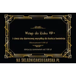 ABONAMENT NA WYSYŁKI VIP+ KWIECIEŃ - Składnica Księgarska