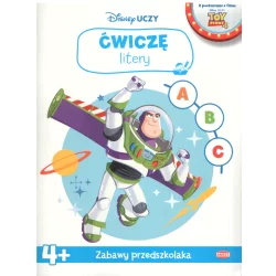 DISNEY UCZY ĆWICZĘ LITERY TOY STORY 4+ - Ameet