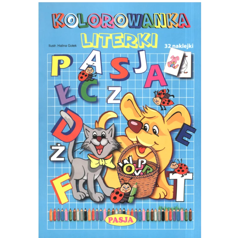 KOLOROWANKA LITRKI Halina Gołek 3+ - Pasja