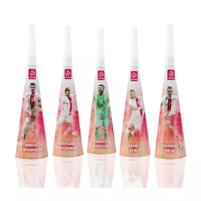 TRĄBKI PISZCZAŁKI PZPN 6 SZTUK - Godan