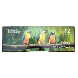 FARBY PLAKATOWE 12 KOLORÓW 20 ML NATIONAL GEOGRAPHIC 3+ - St. Majewski