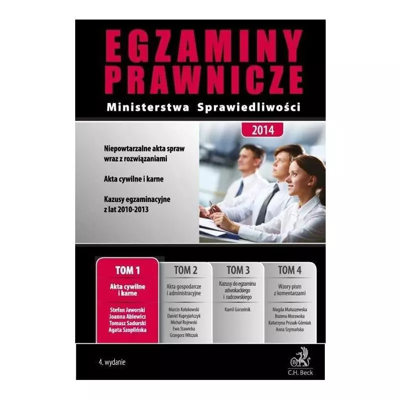EGZAMINY PRAWNICZE MINISTERSTWA SPRAWIEDLIWOŚCI - C.H. Beck
