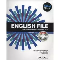 ENGLISH FILE PRE-INTERMEDIATE STUDENTS BOOK + CD Clive Oxenden, Christina Latham-Koenig - Oxford