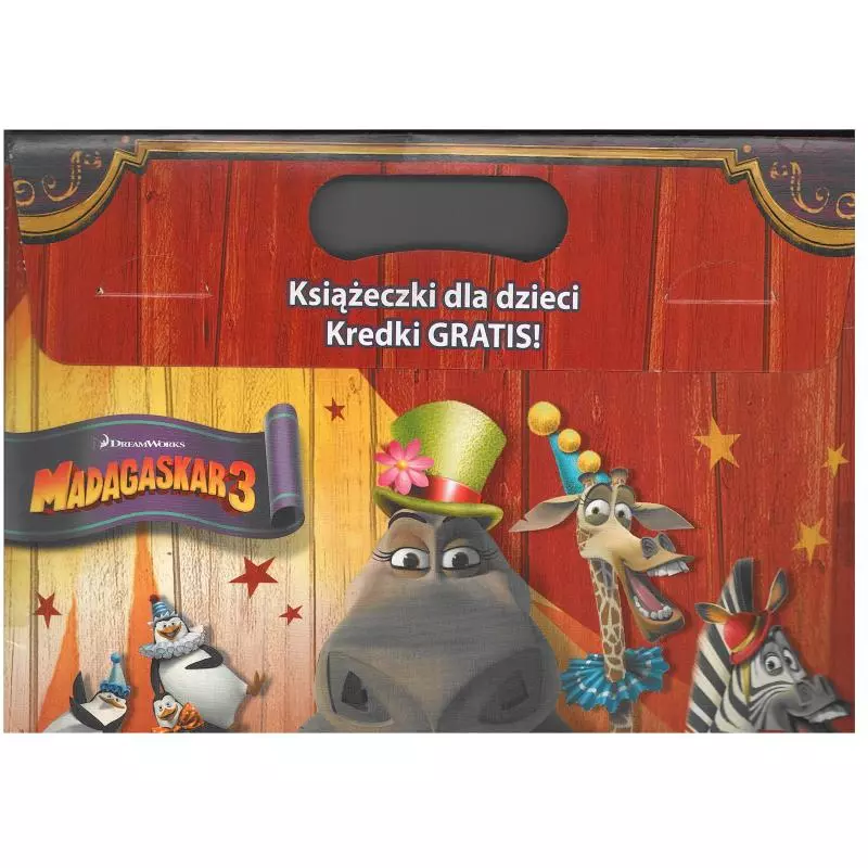 MADAGASKAR 3 KSIĄŻECZKI DLA DZIECI KREDKI GRATIS ! - Ameet