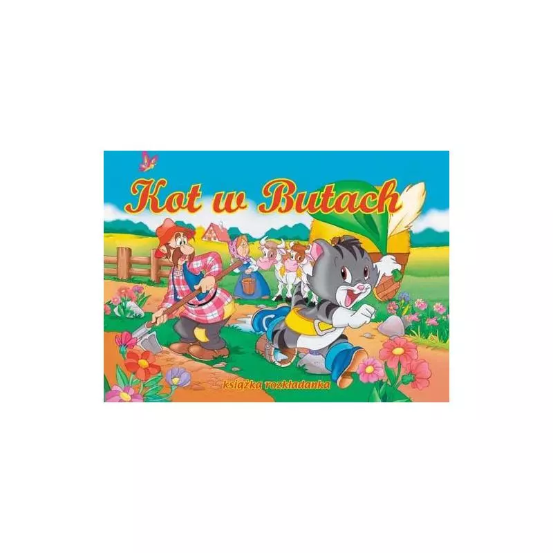 KOT W BUTACH KSIĄŻKA ROZKŁADANKA - Wilga