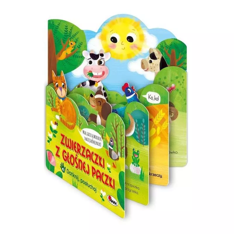 ZWIERZACZKI Z GŁOŚNEJ PACZKI DOTKNIJ POSŁUCHAJ 2+ Mirosława Kwiecińska - AWM