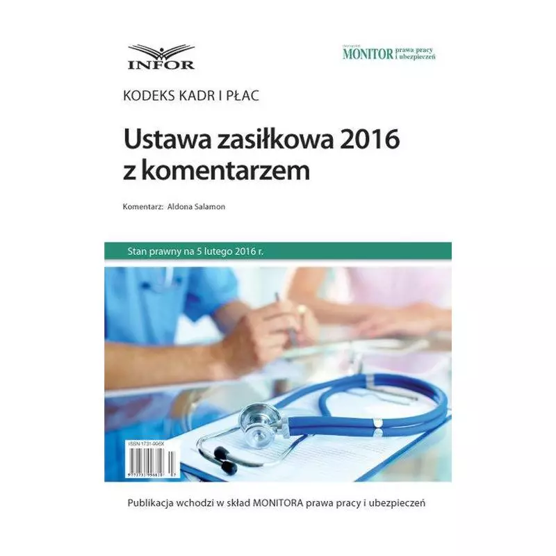 USTAWA ZASIŁKOWA 2016 Z KOMENTARZEM - Infor