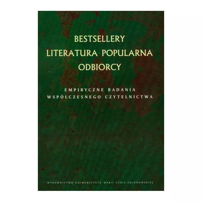 BESTSELLERY LITERATURA POPULARNA ODBIORCY - UMCS