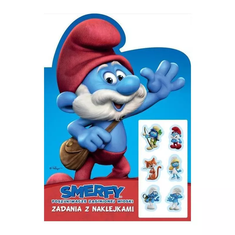SMERFY POSZUKIWACZE ZAGINIONEJ WIOSKI ZADANIA Z NAKLEJKAMI Z PAPĄ SMERFEM - Egmont SMERFY POSZUKIWACZE ZAGINIONEJ WIOSKI ZADANIA Z NAKLEJKAMI Z PAPĄ SMERFEM - Egmont