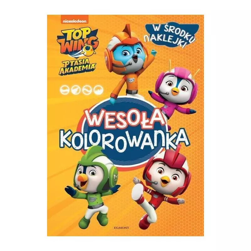 TOP WING PTASIA AKADEMIA WESOŁA KOLOROWANKA - Egmont