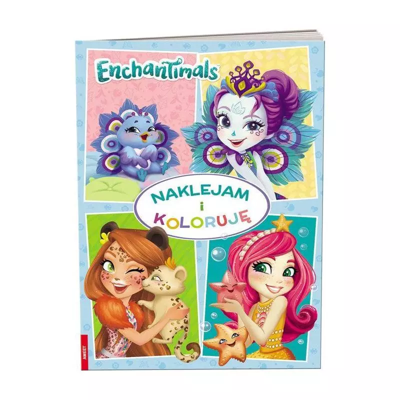 ENCHANTIMALS NAKLEJAM I KOLORUJĘ - Ameet