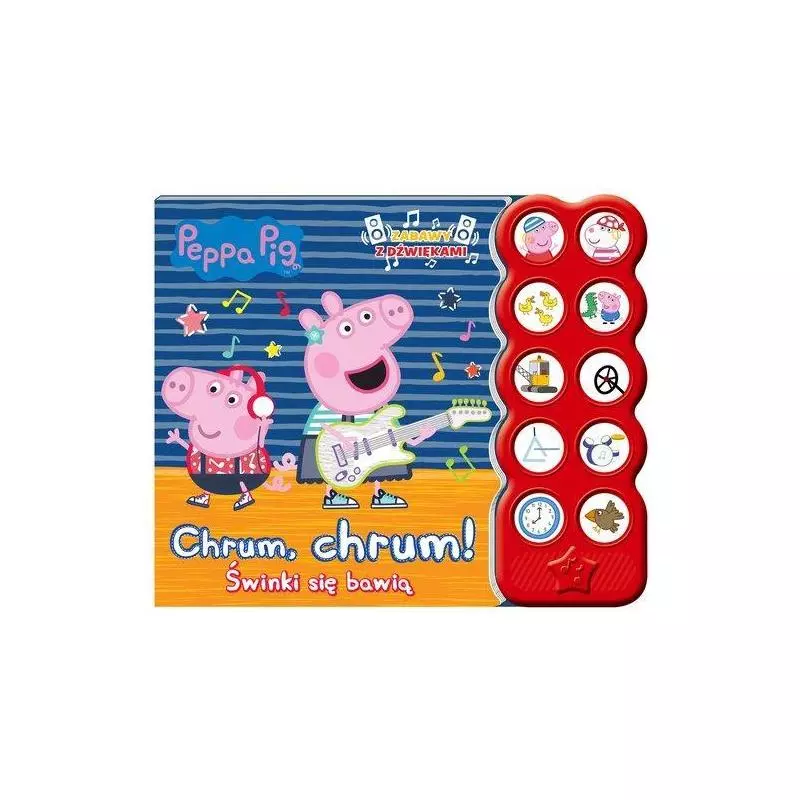 PEPPA PIG KSIĄŻKA Z DŹWIĘKAMI ŚWINKI SIĘ BAWIĄ - Media Service Zawada PEPPA PIG KSIĄŻKA Z DŹWIĘKAMI ŚWINKI SIĘ BAWIĄ - Media Service Zawada