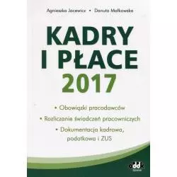 KADRY I PŁACE Danuta Małkowska, Agnieszka Jacewicz - ODDK