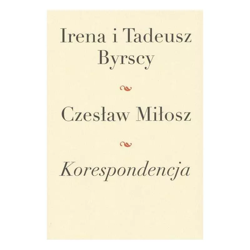 KORESPONDENCJA Tadeusz Byrski, Irena Byrska, Czesław Miłosz - Ibl Instytut Badań Literackich Pan
