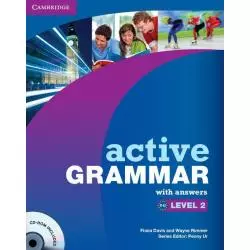 ACTIVE GRAMMAR 2 WITH ANSWERS + CD PODRĘCZNIK JĘZYK ANGIELSKI Fiona Davis, Wayne Rimmer - Cambridge University Press