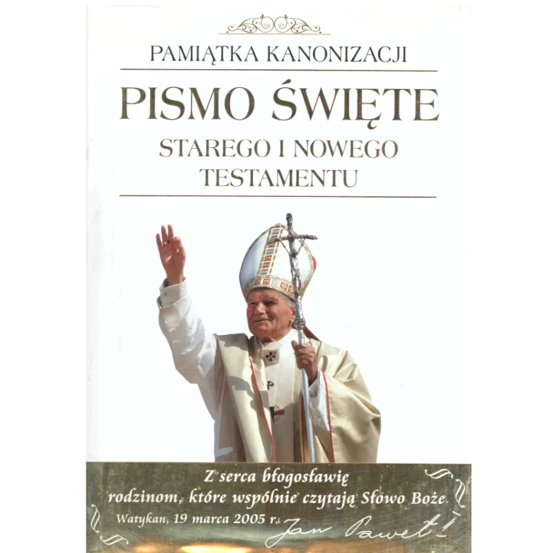 PISMO ŚWIĘTE NOWEGO I STAREGO TESTAMENTU - Wydawnictwo M