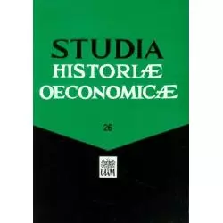 STUDIA HISTORIAE OECONOMICAE
