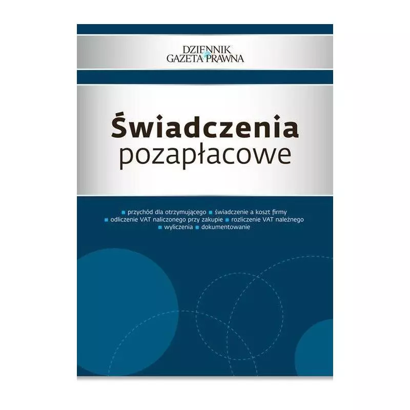 ŚWIADCZENIA POZAPŁACOWE Grzegorz Ziółkowski - Infor