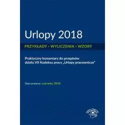 URLOPY 2018 PRZYKŁADY WYLICZENIA WZORY - Wiedza i Praktyka