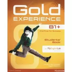 GOLD EXPERIENCE B1+ STUDENTS BOOK + DVD + MYENGLISHLAB Carolyn Barraclough - Pearson