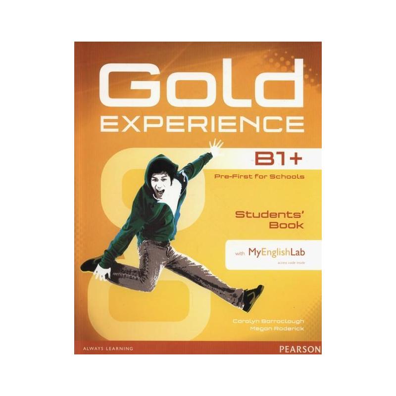 GOLD EXPERIENCE B1+ STUDENTS BOOK + DVD + MYENGLISHLAB CAROLYN BARRACLOUGH
