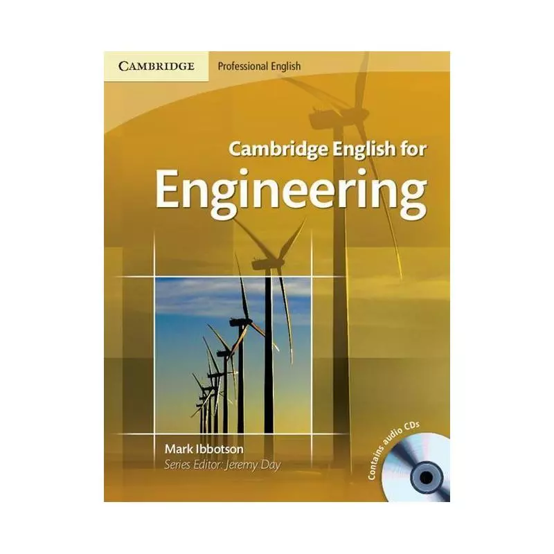 CAMBRIDGE ENGLISH FOR ENGINEERING STUDENTS BOOK + CD Mark Ibbotson - Cambridge University Press