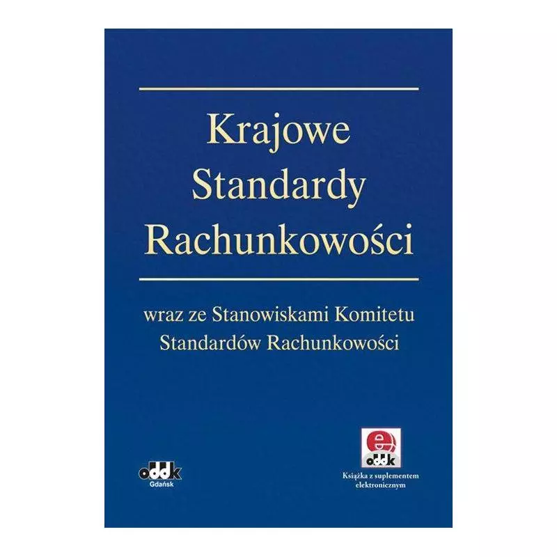 KRAJOWE STANDARDY RACHUNKOWOŚCI - ODDK