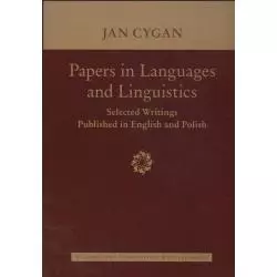 PAPERS IN LANGUAGES AND LINGUISTICS Jan Cygan - Wydawnictwo Uniwersytetu Wrocławskiego