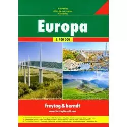 EUROPA ATLAS SAMOCHODOWY 1:700000 - Freytag&berndt