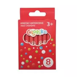 KREDKI WOSKOWE 8 KOLORÓW COLO&RIKO FRIENDS 3+ - Panon