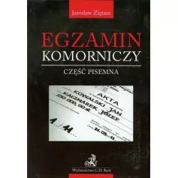 EGZAMIN KOMORNICZY CZĘŚĆ PISEMNA Jarosław Ziętara - C.H.Beck