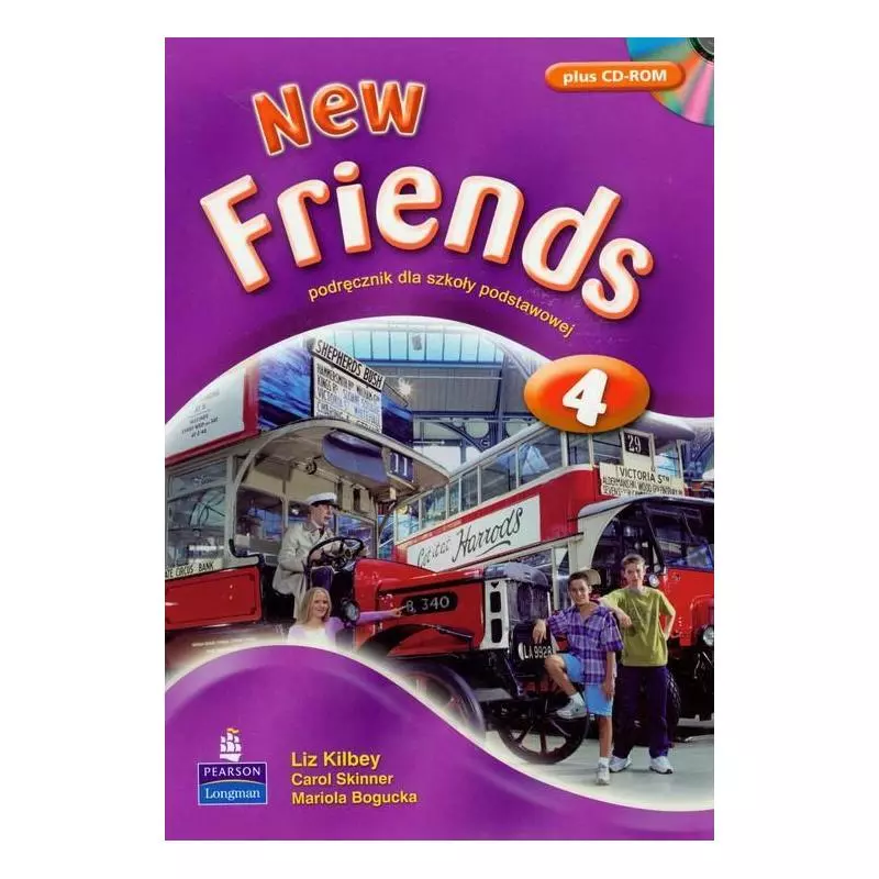 NEW FRIENDS 4 PODRĘCZNIK Z PŁYTĄ CD - Pearson