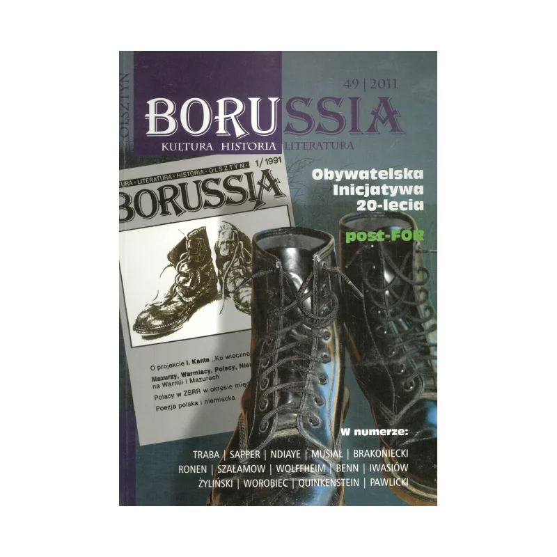 BORUSSIA OBYWATELSKA INICJATYWA 20-LECIA KULTURA HISTORIA LITERATURA - Borussia