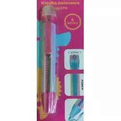 KREDKA ŚWIECOWA 4 KOLORY PUFFPUFF 3+ - Panon