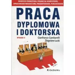 PRACA DYPLOMOWA I DOKTORSKA Gianfranco Gambarelli, Zbigniew Łucki - CEDEWU
