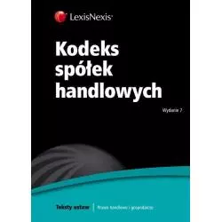 KODEKS SPÓŁEK HANDLOWYCH - LexisNexis