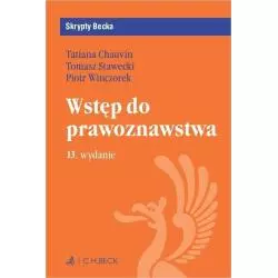 WSTĘP DO PRAWOZNAWSTWA Piotr Winczorek, Tomasz Stawecki, Tatiana Chauvin - C.H.Beck