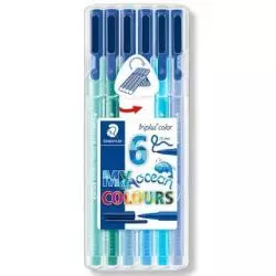 FLAMASTER OCEAN 6 SZTUK 3+ - Staedtler