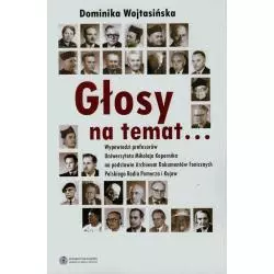 GŁOSY NA TEMAT Dominika Wojtasińska - Wydawnictwo Naukowe UMK