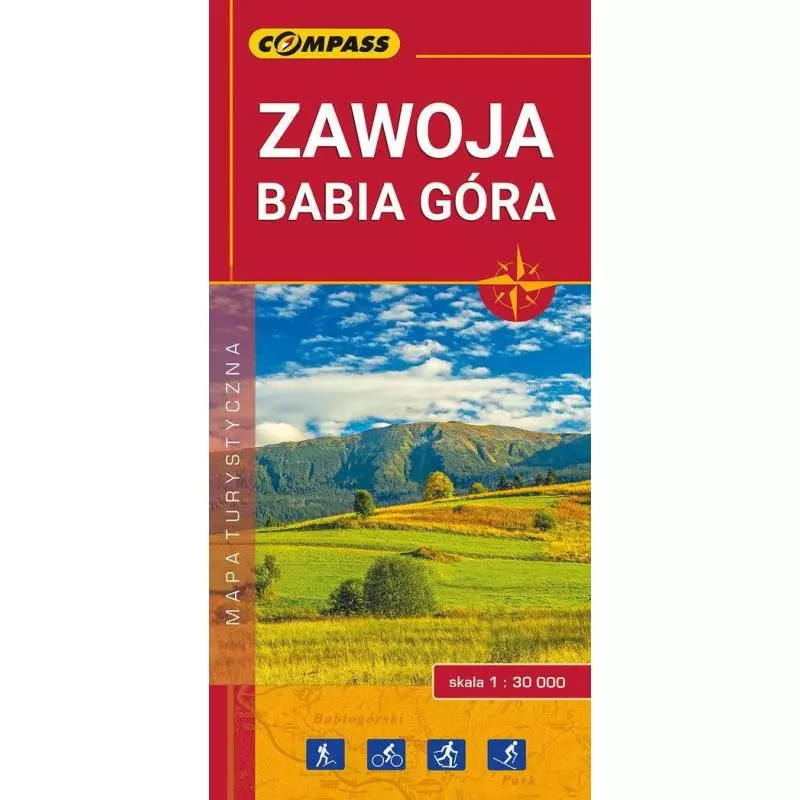 ZAWOJA BABIA GÓRA MAPA TURYSTYCZNA 1:30 000 - Compass