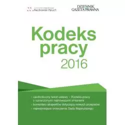KODEKS PRACY 2016 Sławomir Paruch, Robert Stępień - Infor
