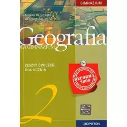 GEOGRAFIA 2 ZESZYT ĆWICZEŃ Zbigniew Zaniewicz, Bożena Dąbrowska - Operon