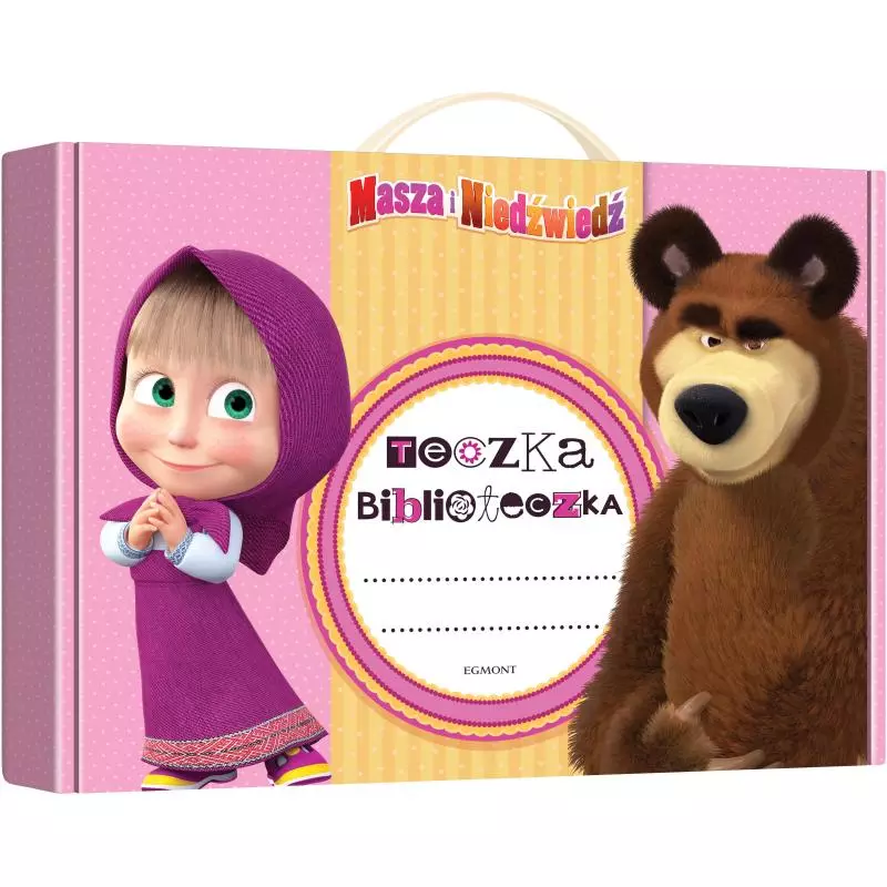 MASZA I NIEDŹWIEDŹ TECZKA BIBLIOTECZKA - Egmont